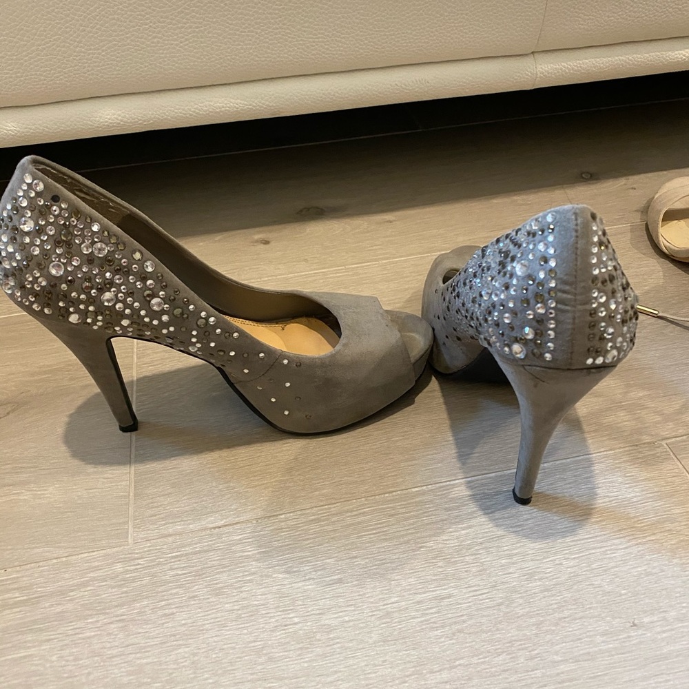 Jessica Simpson beaded heels